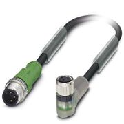 Conector Sensor Macho e Fêmea Rt/Ang Pu Tripolar M8-M12 3M Sac-3P-M12Ms/3,0 SAC3PM12MS3,0PURM8FR2L Phoenix Contact