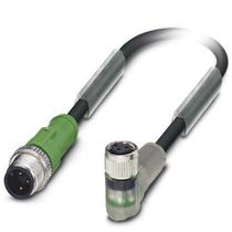 Conector Sensor Macho e Fêmea Rt/Ang Pu Tripolar M8-M12 3M Sac-3P-M12Ms/3,0 SAC3PM12MS3,0PURM8FR2L Phoenix Contact