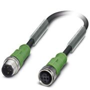 Conector Sensor Jumper Macho e Fêmea Reto Pu Tripolar M12 3M Sac3Pm12Ms3,0P SAC3PM12MS3,0PURM12FS Phoenix Contact