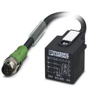 Conector Sensor Ip65 Ip67 Tripolar M12 0,3M SAC3PMS0,3PURA1LZSCO Phoenix Contact