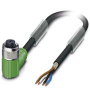 Conector Sensor Fêmea Ang Ip65 Ip67 Pu Tetrapolar M12 3M Sac4P3,0Pu SAC4P3,0PURM12FRSH Phoenix Contact