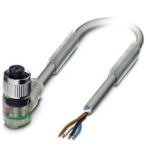 Conector Sensor Fêmea Ang Pu Tetrapolar M12 10M SAC4P10,0800M12FR3L Phoenix Contact