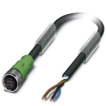 Conector Sensor Fêmea Reto Pu Tetrapolar M12 15M SAC4P15,0186M12FS Phoenix Contact