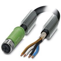 Conector Sensor Fêmea Reto Tetrapolar M12 5M SAC4P50PURM12FSTSH Phoenix Contact