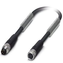 Conector Sensor Macho e Fêmea Reto Pu Tetrapolar M8 10M SAC4PM8MS10,0950M8FS Phoenix Contact