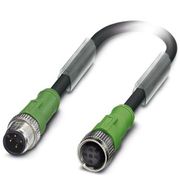 Conector Sensor Macho e Fêmea Reto Pu Tetrapolar M12 0,3M Sac-4P-M12Ms/ 0,3-1 SAC4PM12MS0,3186M12FS Phoenix Contact