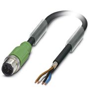 Conector Sensor Macho Reto Pu Tetrapolar M12 10M SAC4PM12MS10,0PURSH Phoenix Contact