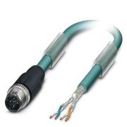 Cabo Comunicação Com Conector M12 4 Polos Cat5 SAC4PM12MSD5,0931 Phoenix Contact