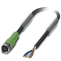 Conector Sensor Fêmea Reto Pu 5 Polos M8 5M Sac-5P-5,0-115/M 8Fs SAC5P5,0115M8FSB Phoenix Contact