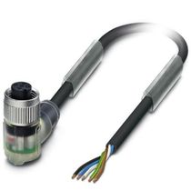 Conector Sensor Fêmea Ang Pu 5 Polos M12 10M SAC5P10,0PURM12FR3L Phoenix Contact