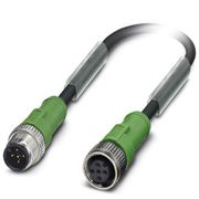 Conector Sensor Jumper Macho e Fêmea Reto 5 Polos M12 1,5M Sac5Pm12Ms1,5Pv SAC5PM12MS1,5PVCM12FS Phoenix Contact