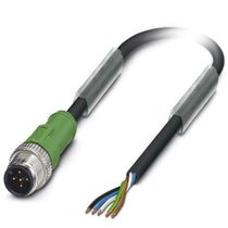 Conector Sensor Macho Reto Pu 5 Polos M12 3M SAC5PM12MS3,0PUR Phoenix Contact