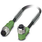 Conector Sensor Jumper Macho e Fêmea Rt/Ang Pu 5 Polos M12 3M Sac5Pm12Ms3, SAC5PM12MS3,0PURM12FR Phoenix Contact