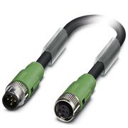 Conector Sensor Jumper Macho e Fêmea Reto Pu 5 Polos M12 0,13 Macho Sac5Pms0,1 SAC5PMS0,13186FSSCO Phoenix Contact
