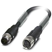 Conector Sensor Jumper Macho e Fêmea Reto Pu 5 Polos M12 0,13 Macho Sac5Pmsb0, SAC5PMSB0,13PURFSBSCOSH Phoenix Contact