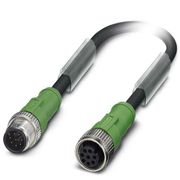 Conector Sensor Jumper Macho e Fêmea Reto Pu 8 Polos M12 3M Sac8Pm12Ms3,0P SAC8PM12MS3,0PURM12FS Phoenix Contact