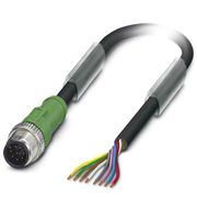 Conector Sensor Macho Reto Pu 8 Polos M12 10M SAC8PM12MS10,0PUR Phoenix Contact