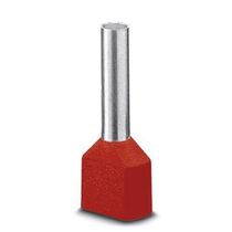 Terminal Ilhos 1Mm2 Vermelho AITWIN2X110RD Phoenix Contact