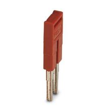 Jumper Plugavel Ac 4,2Mm Bipolar Vermelho Para Conector Passagem FBS24 Phoenix Contact