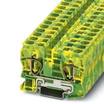 Conector Passagem Terra Pa Verde E Amarelo 0,2-16Mm2 Mola ST10PE Phoenix Contact