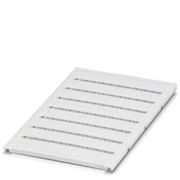 Identificador Pvc Branco 6,2 Mm Sem Impr Com 80 UCTM6 Phoenix Contact