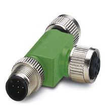 Conector Sensor Macho e Fêmea T Pu 5 Polos M12 SAC5PM12T2XM12VP Phoenix Contact