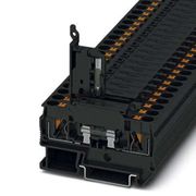 Conector Passagem Pa Preto 500V 6,3A 4Mm2 PTC4HESI(5X20) Phoenix Contact