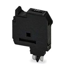 Conector Porta Fusivel Pa Preto G(5,0 X 20Mm) 6,3A PFU5X20LED24 Phoenix Contact