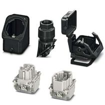 Conjunto Conector Plast 500V 16A Ip66 Tom Hcevob06Ptbwschlm20Plr HCEVOB06PTBWSCHLM20PLRBK Phoenix Contact