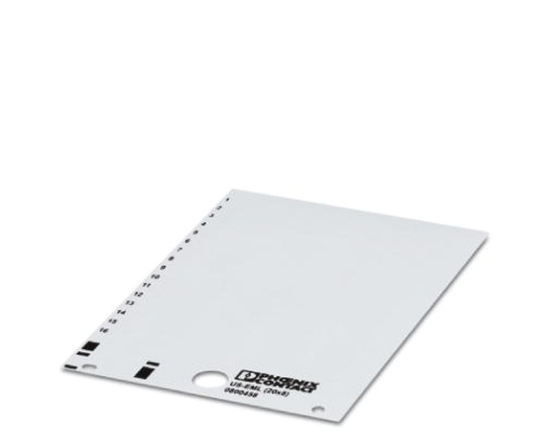 Etiqueta Pes Branco USEML(20X8) Phoenix Contact -Dimensional | Visão geral do produto
