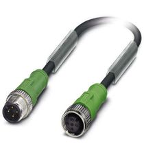 Conector Sensor Macho e Fêmea Reto Pu Tetrapolar M12 10M Sac4Pm12Ms10,0Purm12 SAC4PM12MS10,0PURM12FS Phoenix Contact