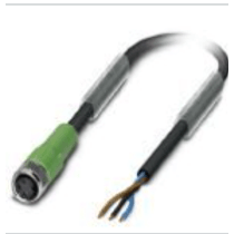 Patch Cord 3Par Preto 10M SAC3P10,0PURM8FS Phoenix Contact