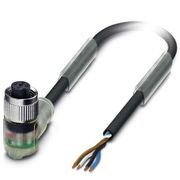 Conector Sensor Atuador Pu Tetrapolar 3M SAC4P3,0PURM12FR3L Phoenix Contact