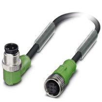 Conector Sensor Macho e Fêmea Rt/Ang Pu Tetrapolar M12 3M Sac4Pm12Mr3,0Purm12 SAC4PM12MR3,0PURM12FS Phoenix Contact