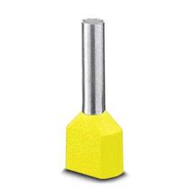 Terminal Ilhos Dup Com Isolamento 6Mm2 Amarelo AITWIN2X614YE Phoenix Contact