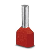 Terminal Ilhos Dup Com Isolamento 10Mm2 Vermelho AITWIN2X1014RD Phoenix Contact