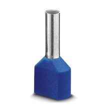 Terminal Ilhos Dup Com Isolamento 2,5Mm2 Azul AITWIN2X2,510BU Phoenix Contact