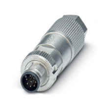 Conector Sensor Macho e Fêmea Reto 8 Polos M12 SACCMS8QO0,5SHSCO Phoenix Contact