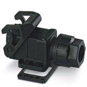 Carcaça Tomada Multipolar Nylon Base Alta D7 HCSTAD07SHOWS1SGM20PLBK Phoenix Contact