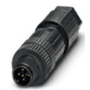 Conector Sensor Macho Reto 5 Polos M12 SACCM12MS5PL Phoenix Contact