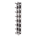 Organizador de Cabos Vertical Preto AR8442 APC - Dimensional | Produto na vertical visão posterior