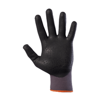 Luva Proteção Mecânica Nylon Com Banho Nitrílico Cinza/Preta Maxiflex Endurance DA11900 Tamanho 9/G CA 16468 Danny