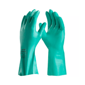 Luva Proteção Química Nitrílica Verde 330 mm Nitrasolv DA36201 Tamanho XG CA 25313 Danny