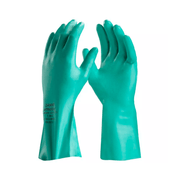 Luva Proteção Química Nitrílica Verde 330 mm Nitrasolv DA36201 Tamanho XG CA 25313 Danny