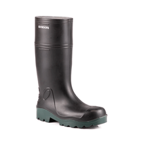 Bota Profissional Poliuretano Preta Cano Longo Bico De Composite Sol Verde 91FPUL100 Tamanho 39 CA 34233 Bracol