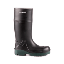 Bota Profissional Poliuretano Preta Cano Longo Bico De Composite Sol Verde 91FPUL100 Tamanho 40 CA 34233 Bracol