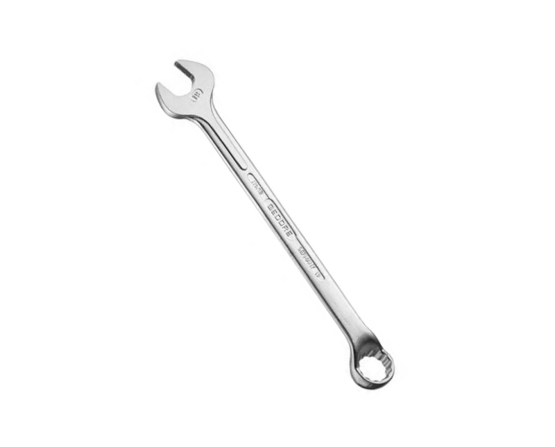 Chave-Combinada-Aco-Cromo-Vanadio-Niquelado-Cromado-7mm-7mm-112mm-1B7MM-GEDORE