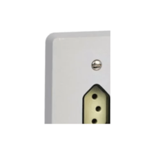 Tomada Predial 1 Módulo Preta 2 Polos + Terra 10 A 250 V Com Placa 4x2" Cinza 054343 054343 PIAL