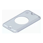 Tampa Não Metálica Condulete PVC Cinza 1 Posto VerticAlumínio 1/2"  3/4" TCI05 Wetzel