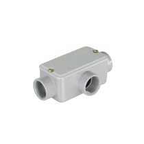 Condulete Alumínio T 3/4" Sem Rosca Cinza Sem Tampa Sem Vedação TSR151 Wetzel